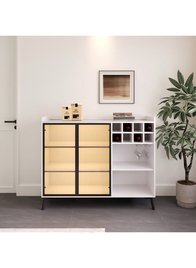 Home Box Marwell Bar Cabinet with Sintered Stone Top - Image 1